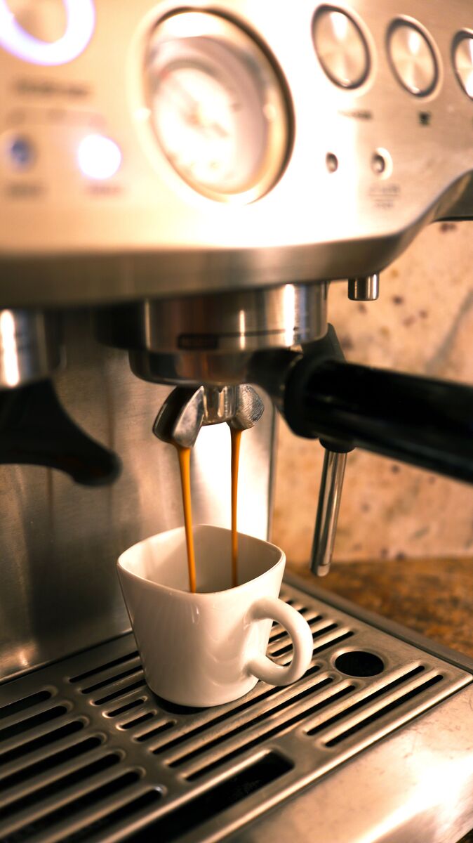 Espresso being pulled