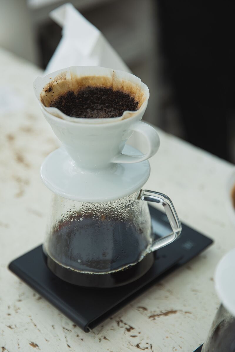 Pour-over through a V60